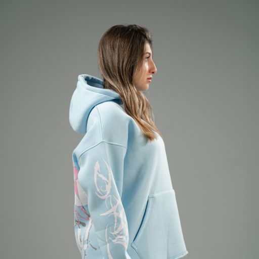 hoodie baby blue