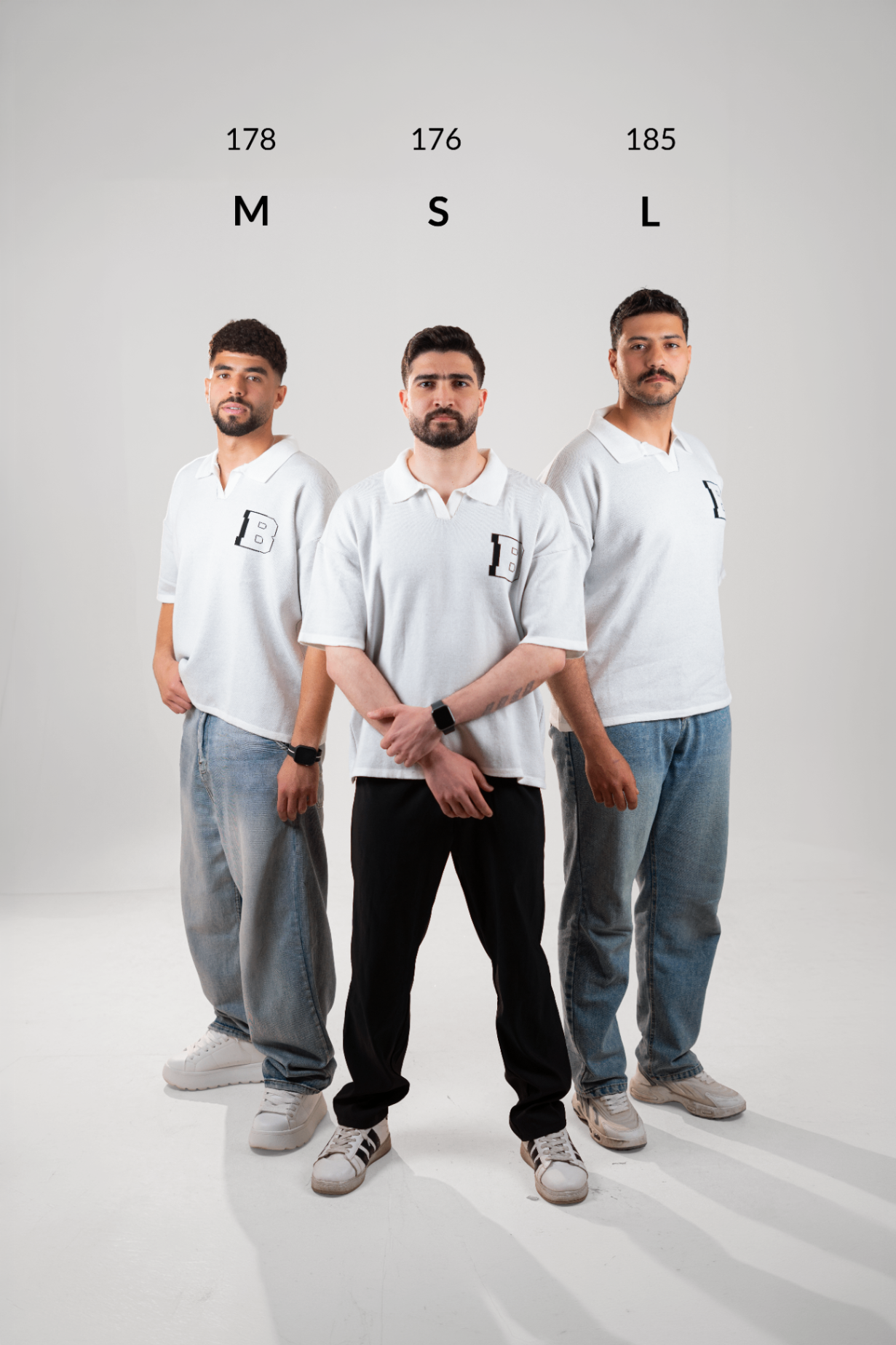 Botchi Knit Polo White