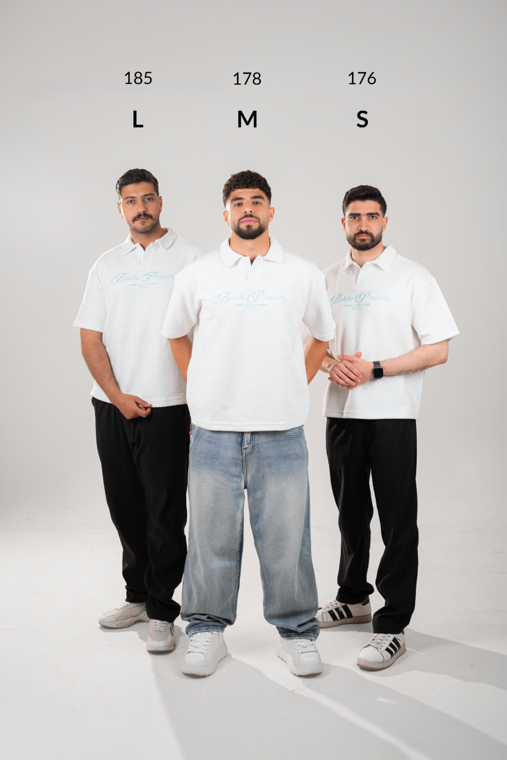 Essential kintted polo - White