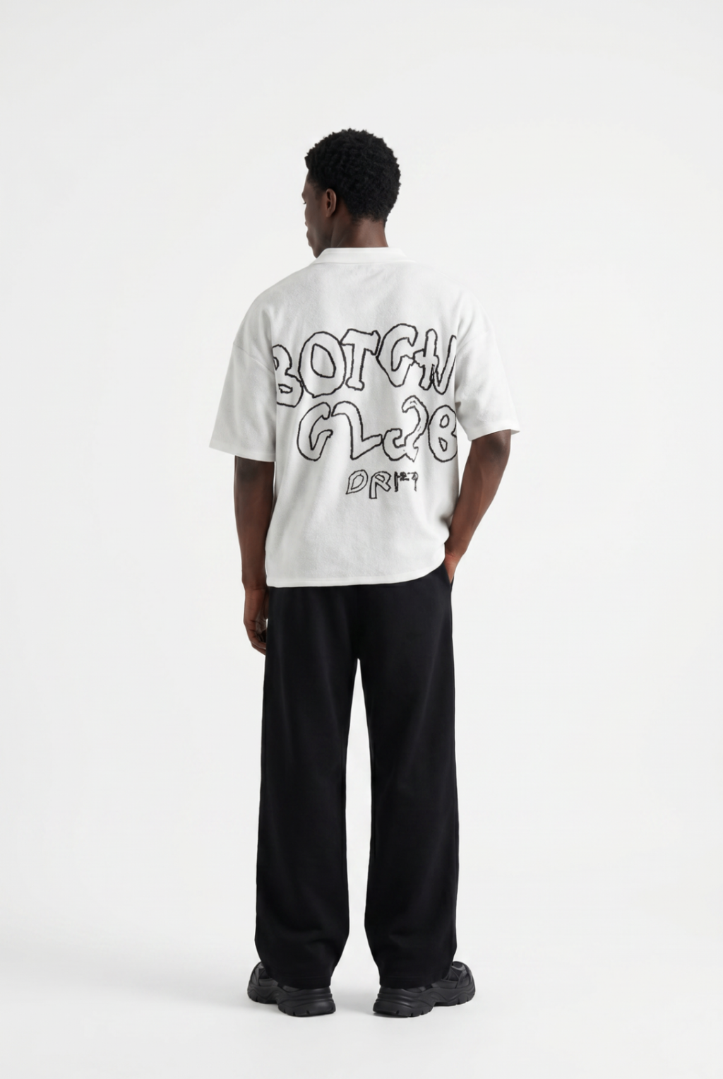 Botchi Knit Polo White