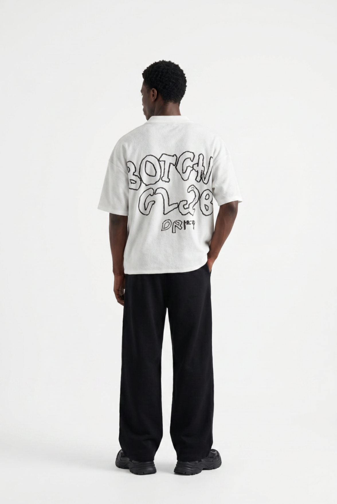 Botchi Knit Polo White