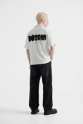 Essential kintted polo - White
