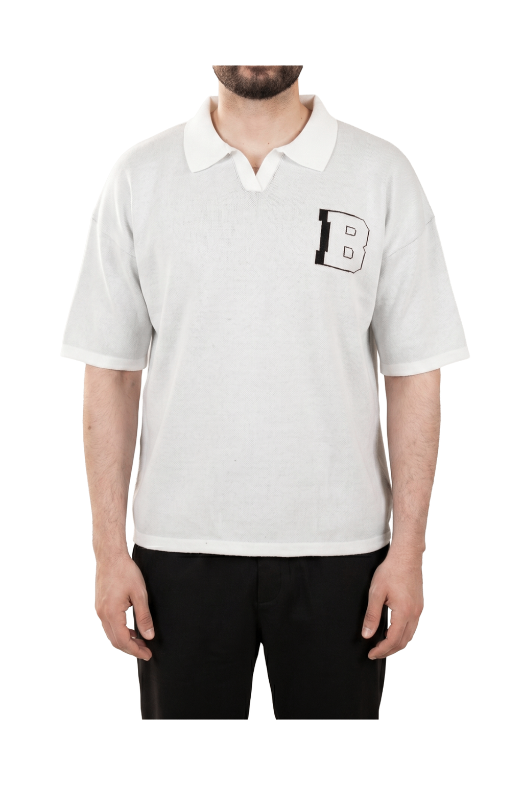 Botchi Knit Polo White