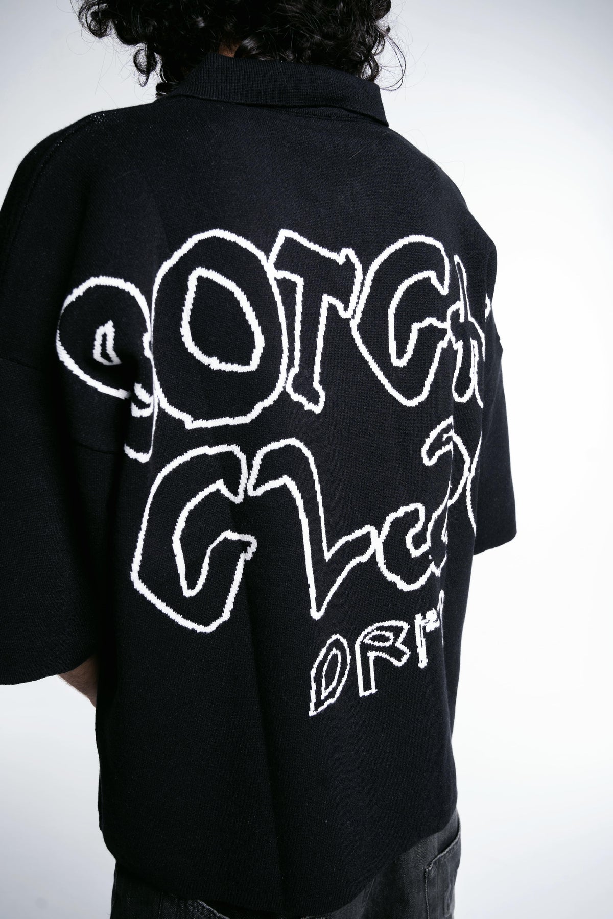 Botchi Knit Polo Black