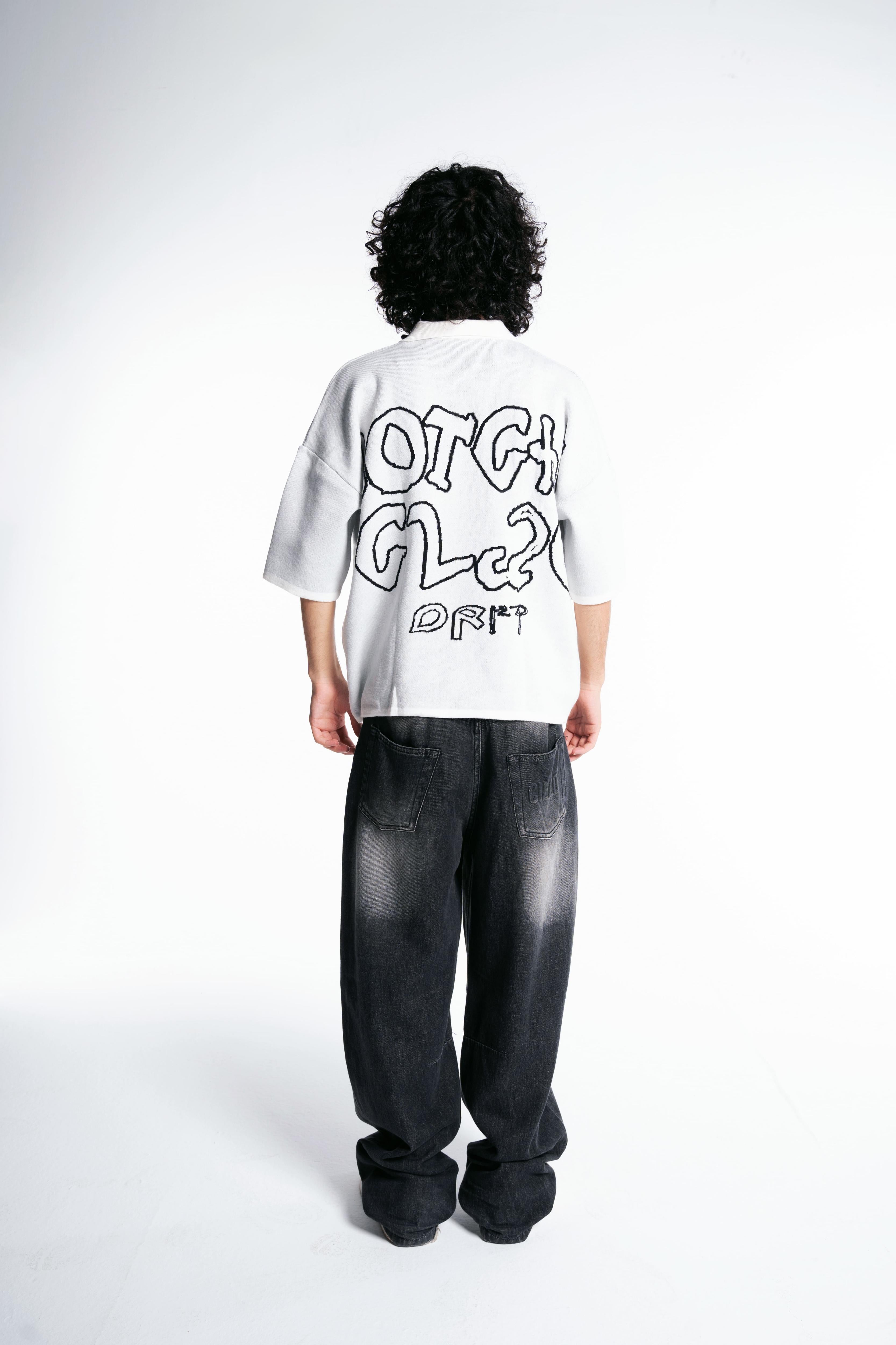 Botchi Knit Polo White