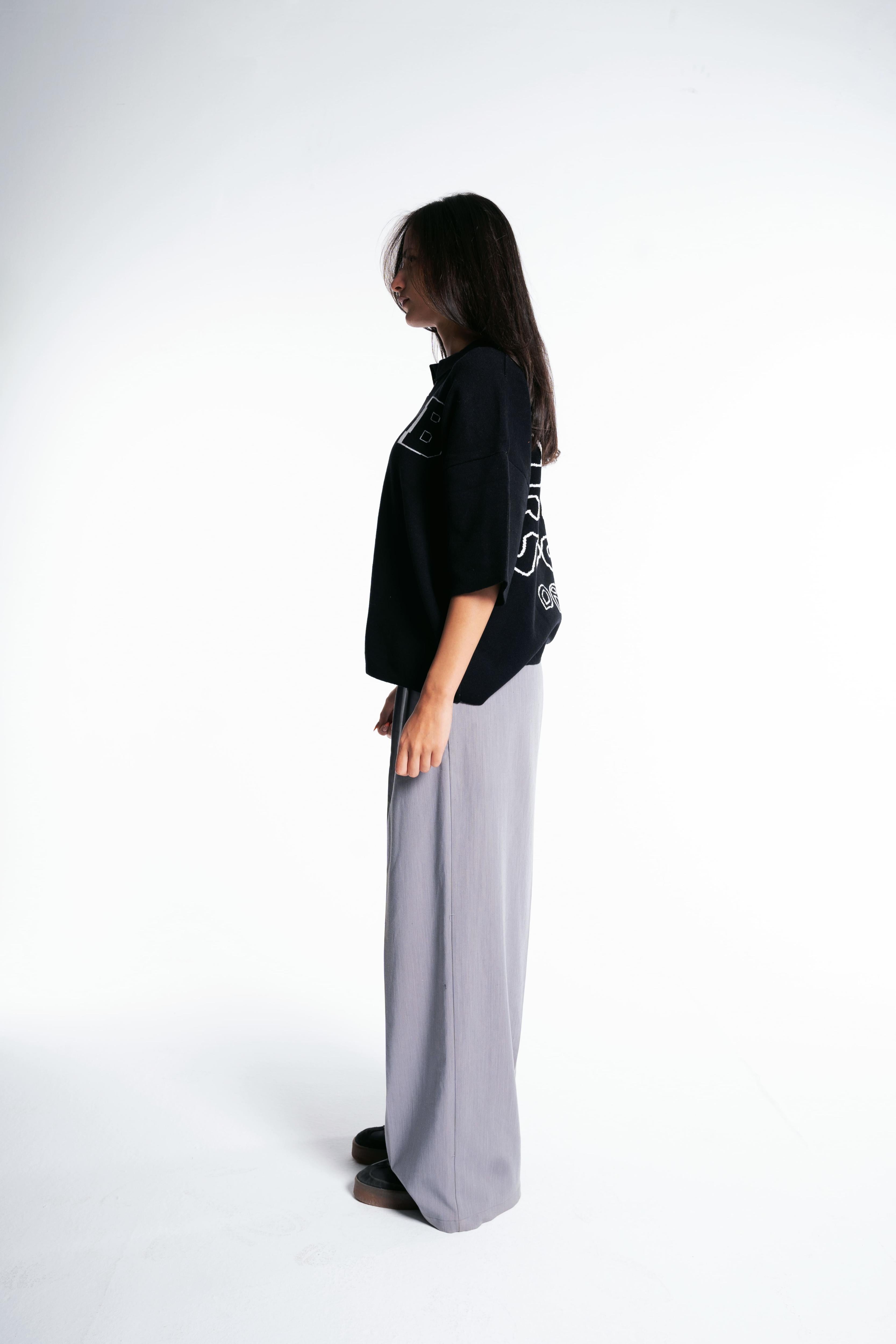 Botchi Knit Polo Black