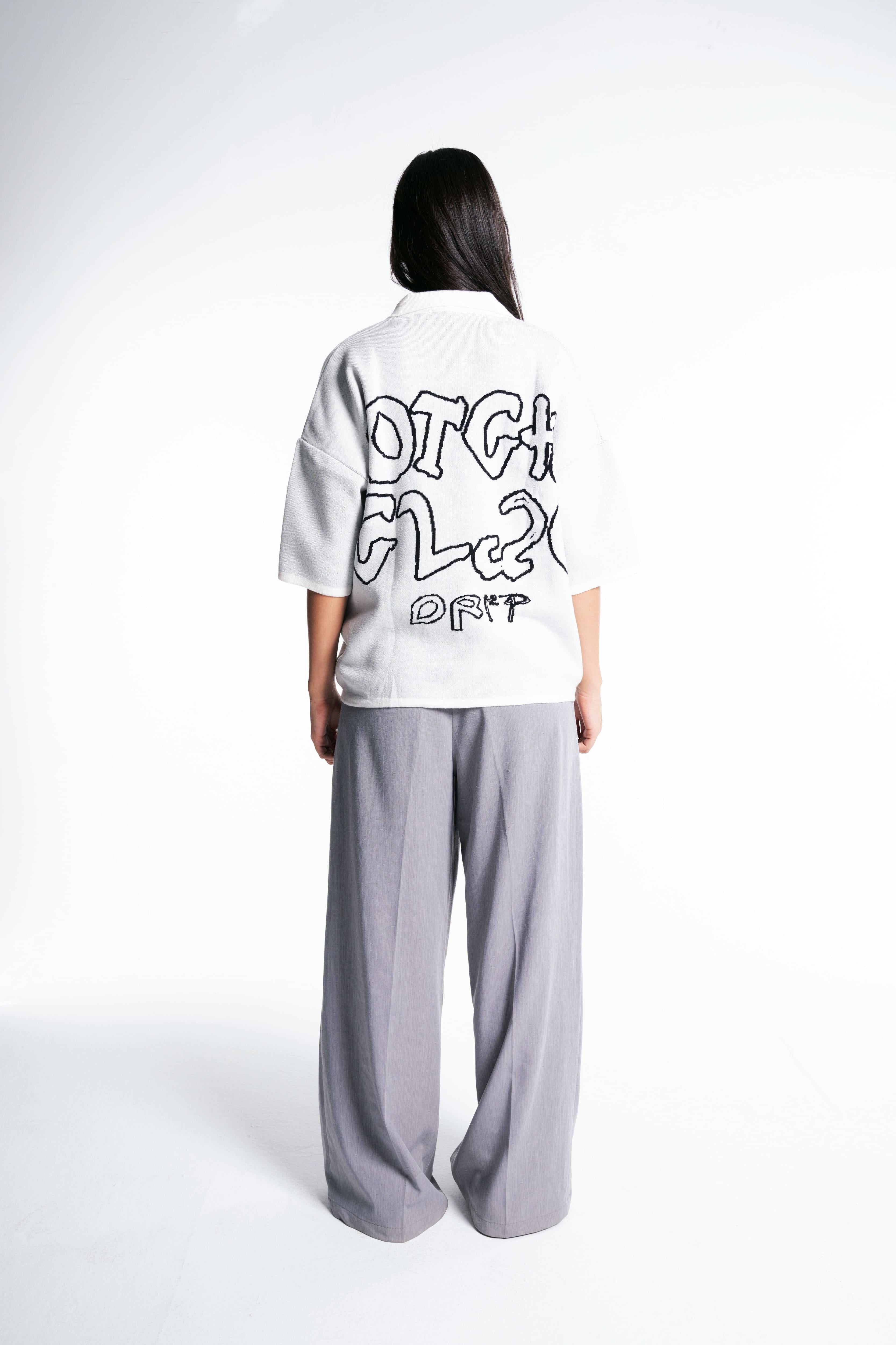 Botchi Knit Polo White