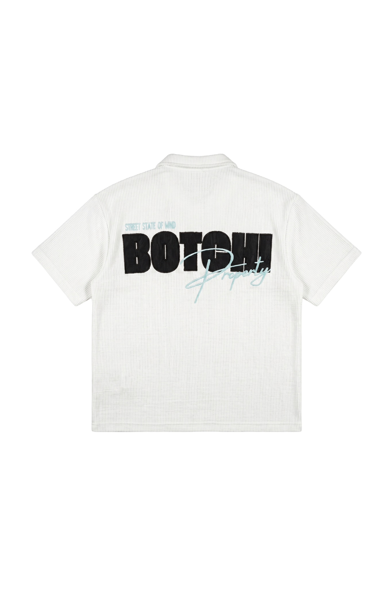 Essential kintted polo - White