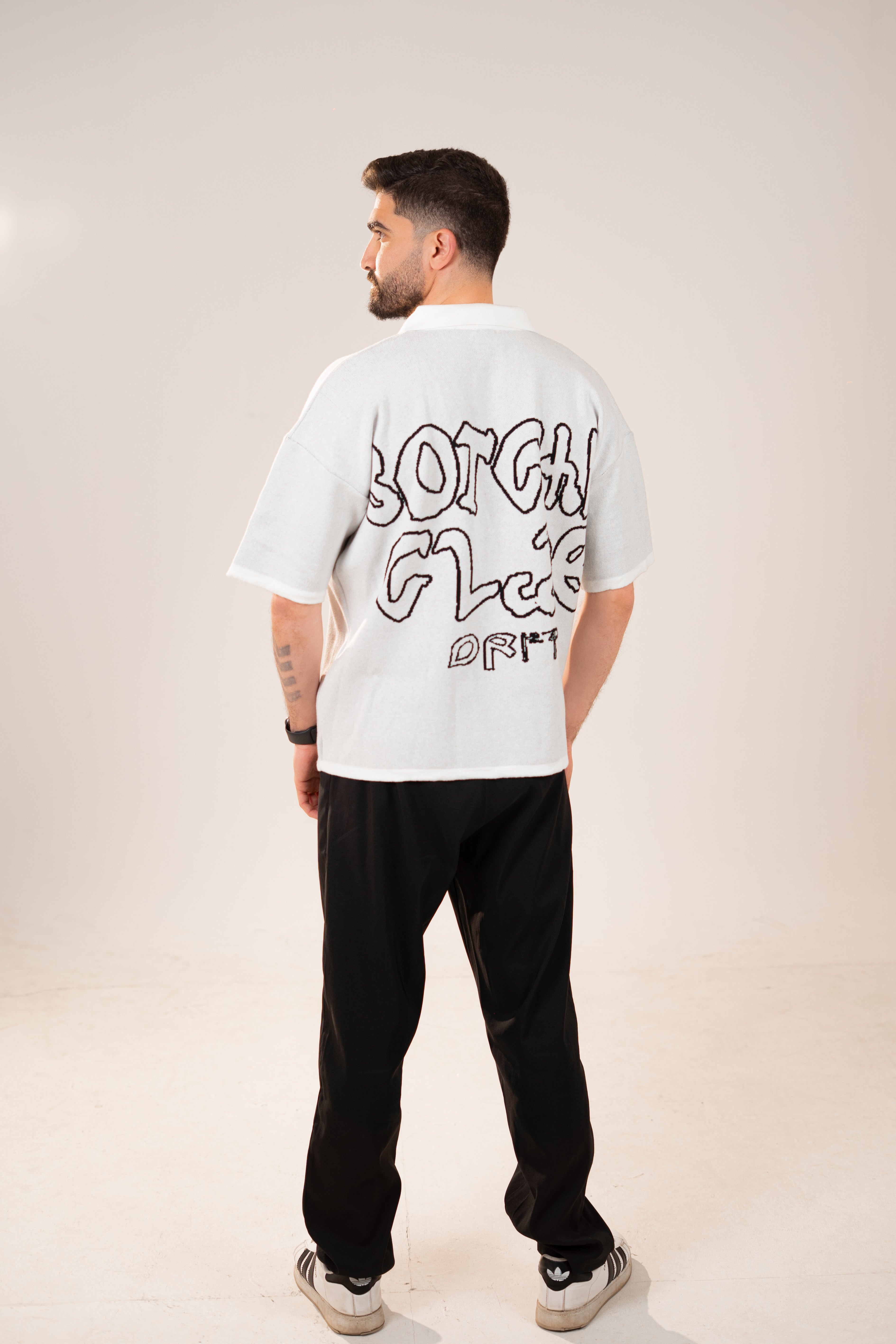 Botchi Knit Polo White