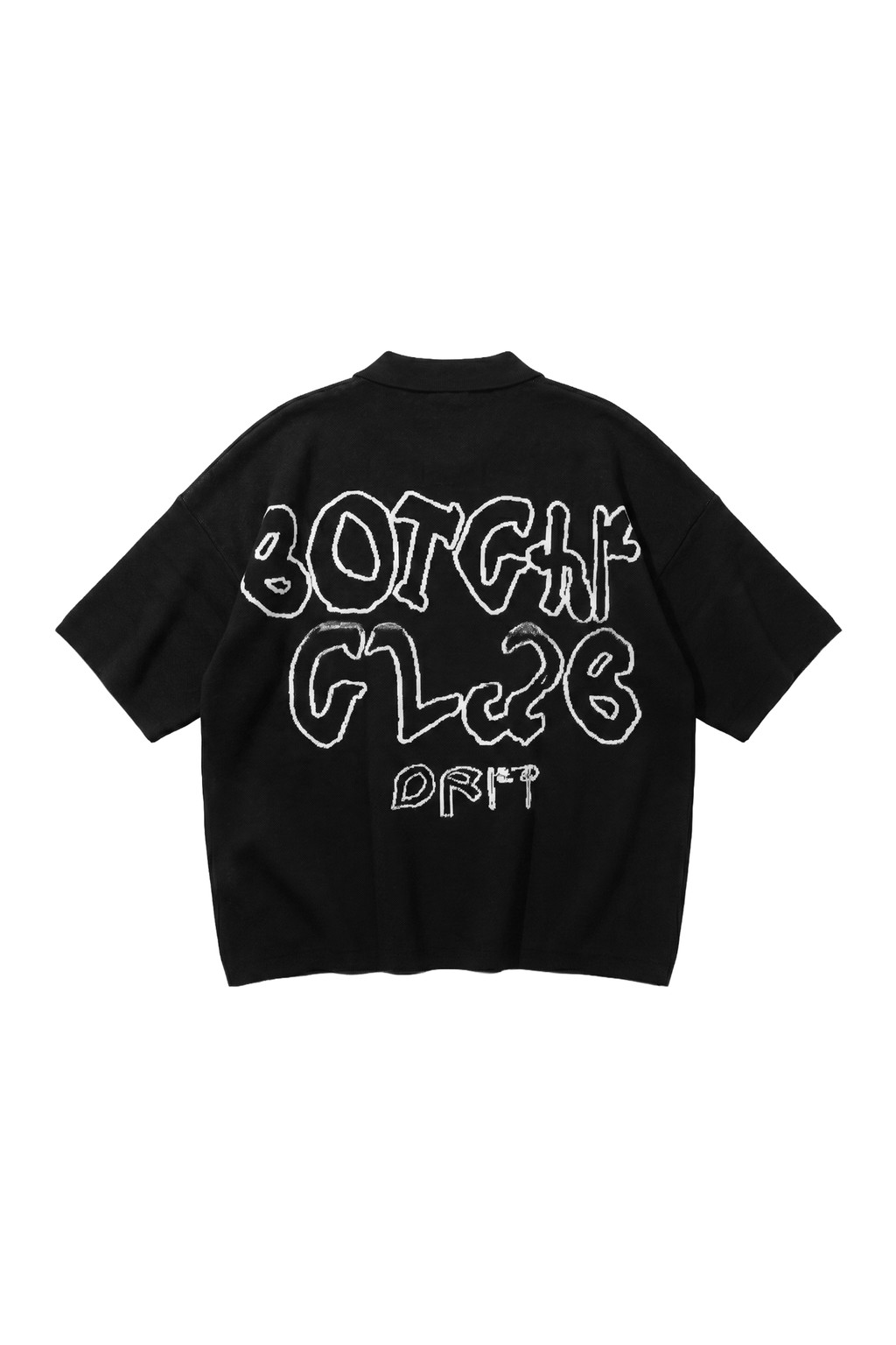 Botchi Knit Polo Black