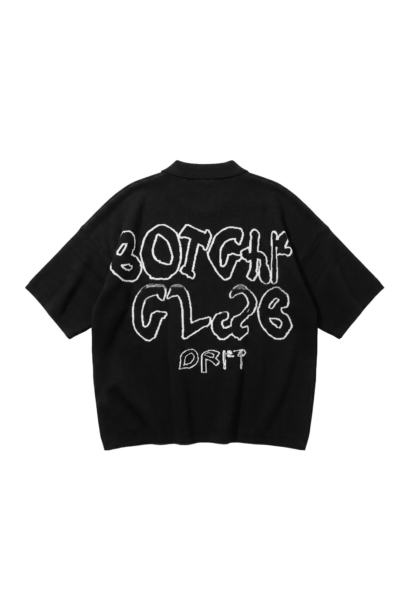 Botchi Knit Polo Black