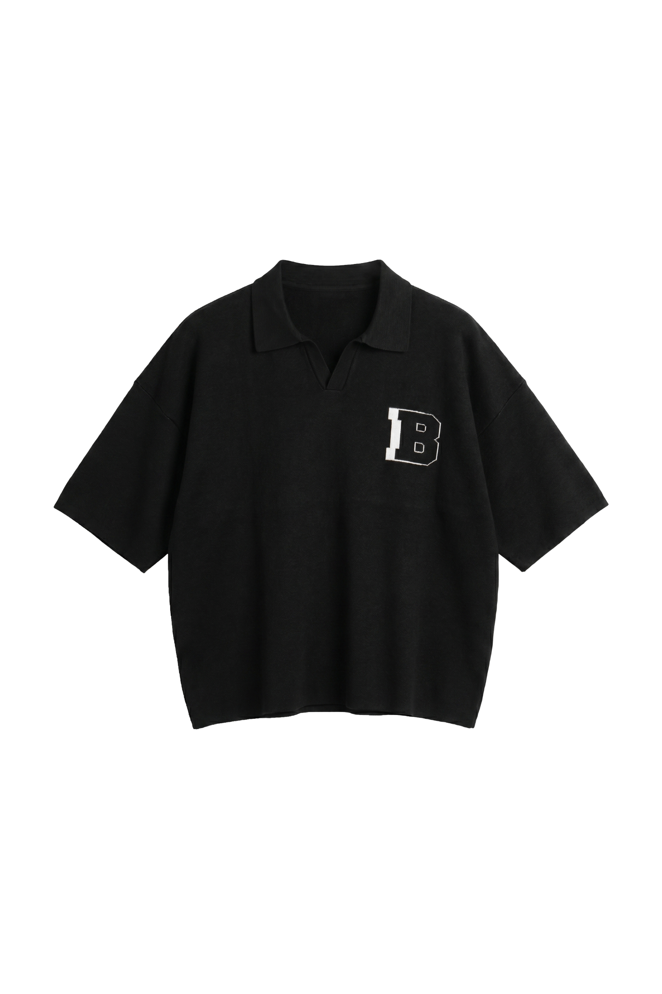 Botchi Knit Polo Black