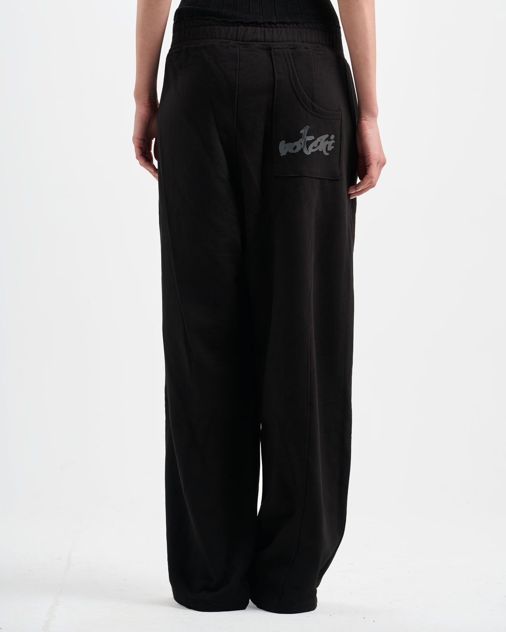 Botchi Melton Pants Black (Wide Leg)